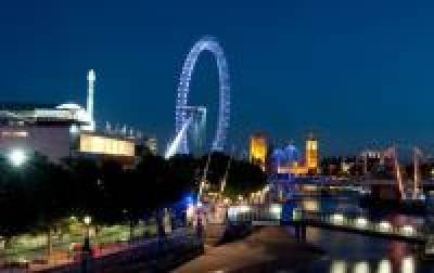 View from Waterloo Bridge towards Parliament