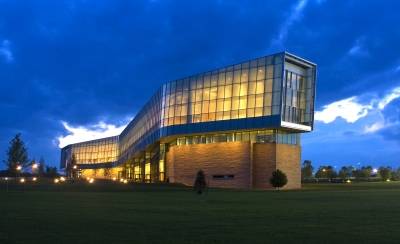 The Lewis Katz Building, home of Penn State Law and one of the world’s most innovative academic buildings.