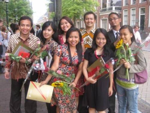 Graduation Day of LLM in 2009 - Indonesian students