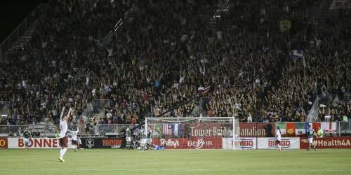 A view of the stands at a Sacramento Republic FC home match.