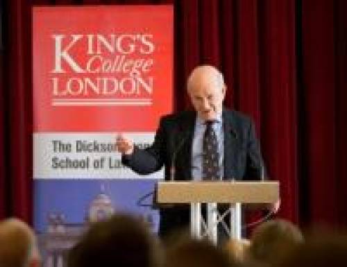 The Rt Hon Lord Judge talks to King's students about the 'Art of Advocacy'