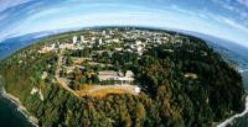 An aerial view of UBC campus in the beautiful city of Vancouver