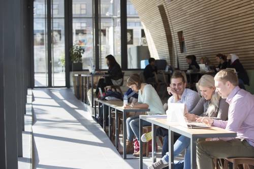 Study space at the Erasmus Paviljon