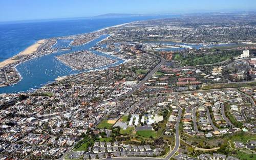 A view of Orange County, California.