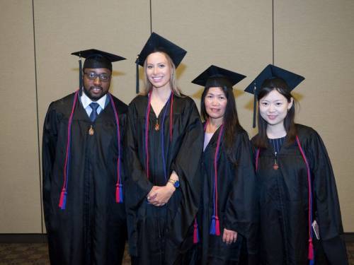 Some of our LLM graduates at the 2017 UC Law Hooding Ceremony