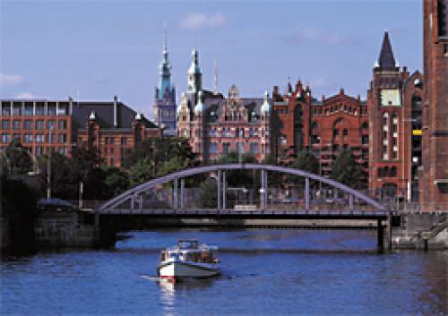 Hamburg historic "Speicherstadt"