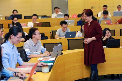 Class with Professor Jin Zining