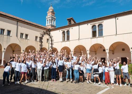 EMA students in the Global Campus Headquarters in Venice Lido, Italy.