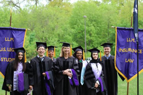Students during the 2022 Commencement ceremony.